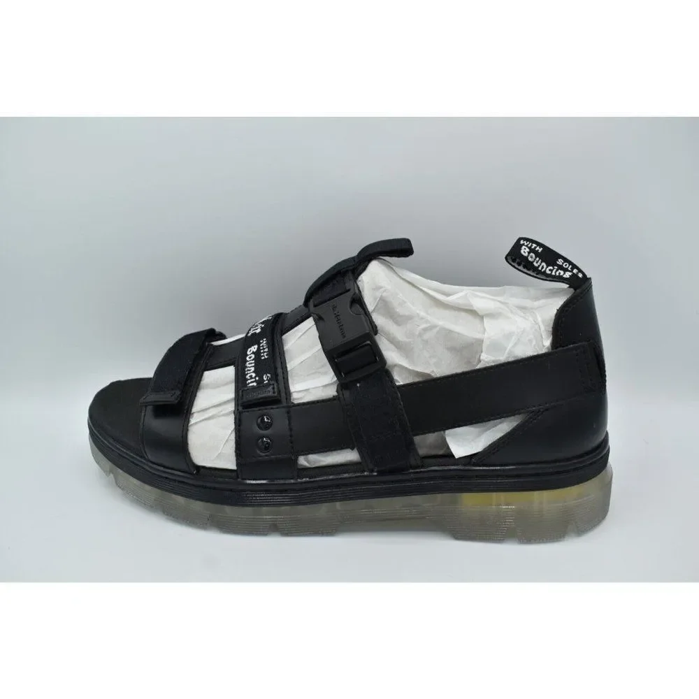 Dr Martens Mens Size 13 Pearson Webbing Black Sport Sandals Shoes‎
